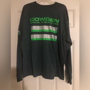 Men's Gray and Green Long Sleeve Tee Shirt  NWOT XL